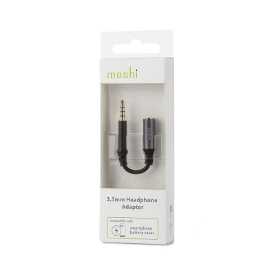 مبدل moshi headphone Adaptor 3.5 mm black