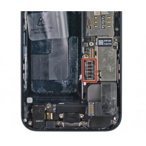 کانکتور باتری روی برد آیفون 5 اپل اورجینال