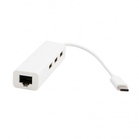 مبدل USB-C به USB به همراه پورت LAN مخصوص اپل