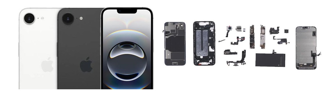 قطعات آیفون 16E