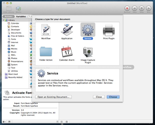نحوه ساخت AUTOMATOR برای ساخت زنگ گفتاری