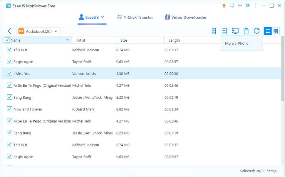 نحوه استفاده از نرم افزار Ease US MobiMover